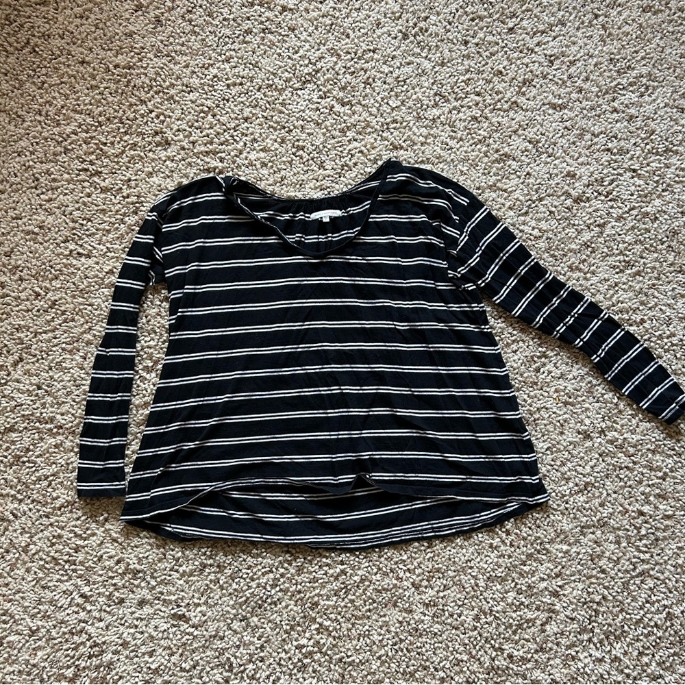 Natural by Known Supply Long Sleeve Flared Shirt